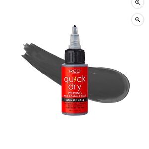 RED Quick Dry Weaving Hair Bonding Glue - Black